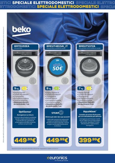 Volantino Euronics - Euronics - Speciale Beko valido dal 08/10 al 21/10 - pagina 7