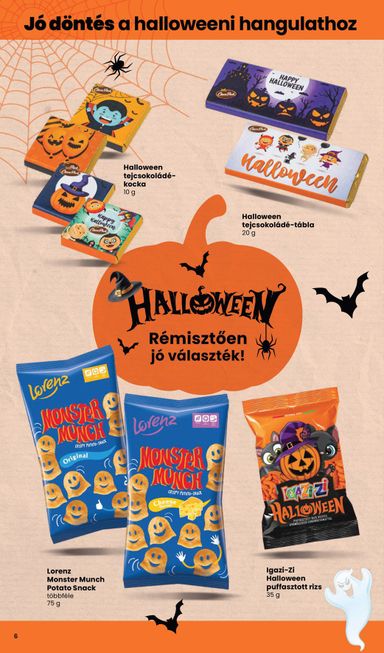 Akciós újság Spar - SPAR - Halloween katalógus érvényes 10.01.-tól 10.31.-ig - 6 oldal