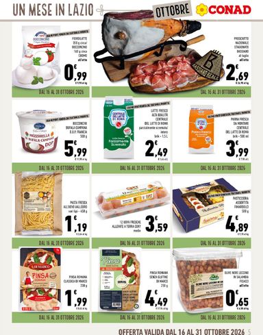 Volantino Conad - Conad valido dal 30/09 al 31/10 - pagina 5
