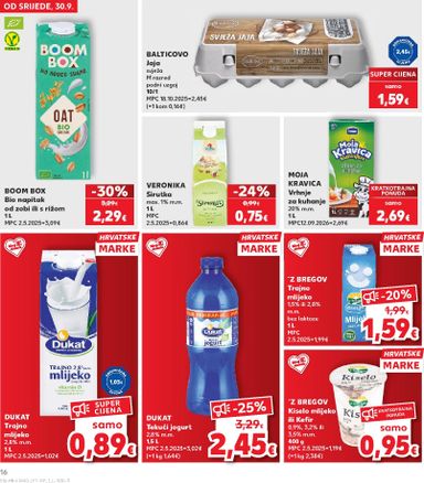 Katalog Kaufland - Kaufland vrijedi od 30.09. do 06.10. - stranica 16