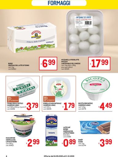 Volantino METRO - Metro - Piemonte valido dal 24/09 al 21/10 - pagina 4