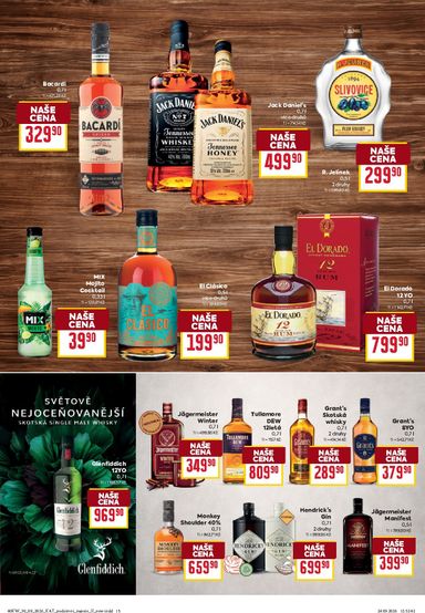 Leták Billa - Billa - Katalog: Podzimní nápoje od 30.09. do 20.10. - strana 15