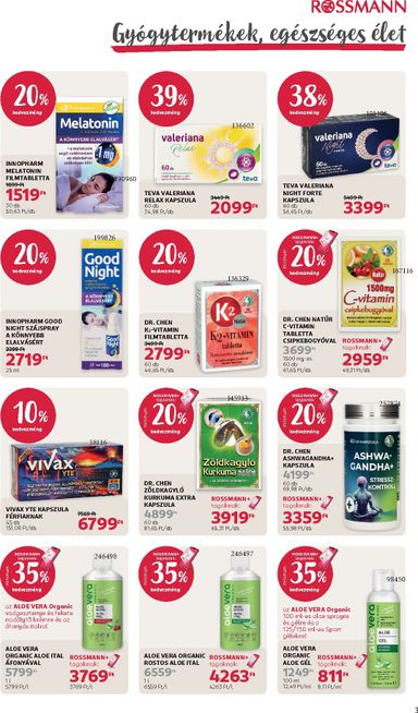 Akciós újság Rossmann - Rossmann érvényes 10.12.-tól 10.18.-ig - 3 oldal