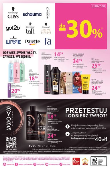 Gazetka Hebe - Hebe od 21.09. do 05.10. - strona 20