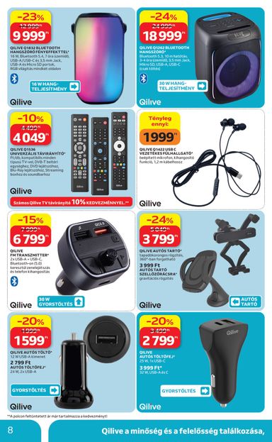 Akciós újság Auchan - Auchan - Qilive ajánlataink érvényes 10.08.-tól 10.28.-ig - 8 oldal