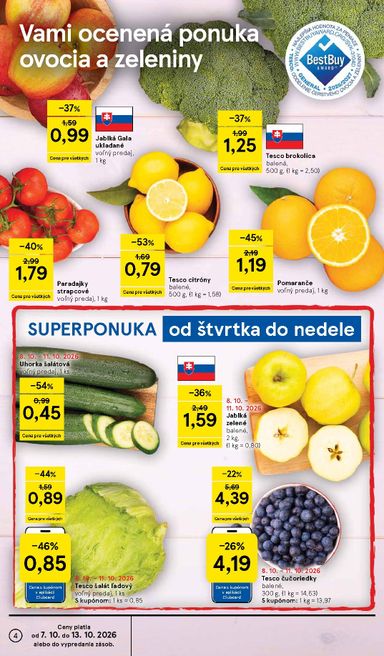 Leták Tesco - Tesco od 07.10. do 13.10. - strana 4