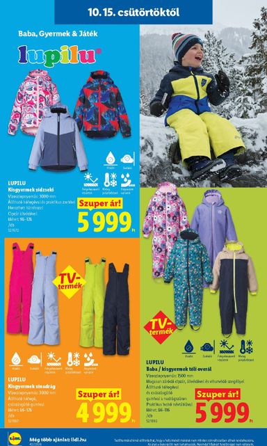 Akciós újság Lidl - Lidl - Nonfood érvényes 10.15.-tól 10.21.-ig - 8 oldal