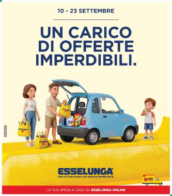 Volantino Esselunga - Esselunga valido dal 10/09 al 23/09 - pagina 1