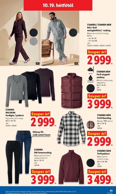 Akciós újság Lidl - Lidl érvényes 10.15.-tól 10.21.-ig - 55 oldal