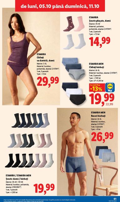 Catalogul Lidl - Lidl de la 05.10. până la 11.10. - pagina 61