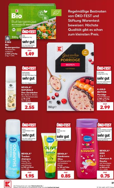 Leták Kaufland Německo - Kaufland Německo od 08.10. do 14.10. - strana 37