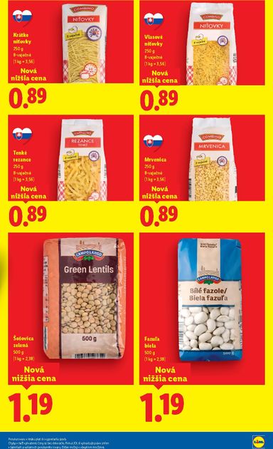 Leták Lidl - Lidl - Dlhodobo zlacnené od 03.07. do 31.12. - strana 19
