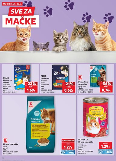 Katalog Kaufland - Kaufland - Ti si naš broj 1 vrijedi od 30.09. do 06.10. - stranica 16
