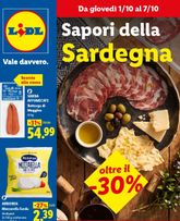 Lidl - Sardegna valido da giovedì 01/10/2026