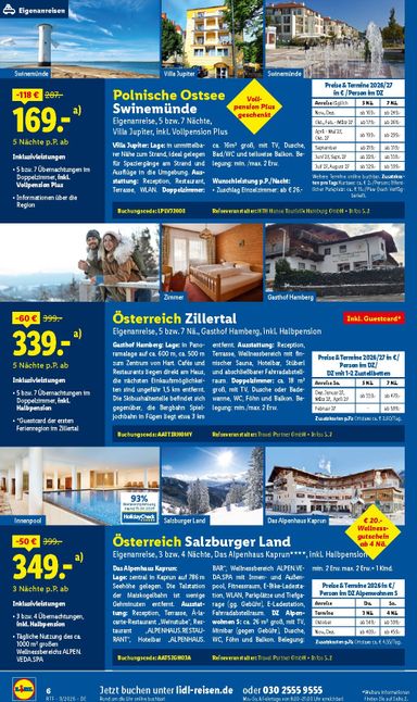 Prospekt Lidl - Lidl - Reise Highlights gültig ab 12.09. bis 15.10. - seite 6