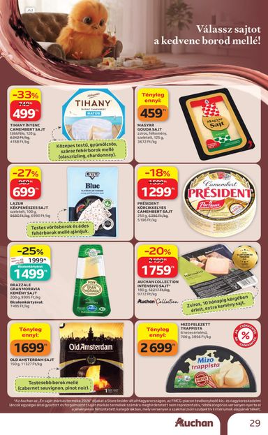 Akciós újság Auchan - Auchan - Bor ajánlataink érvényes 10.01.-tól 10.21.-ig - 29 oldal