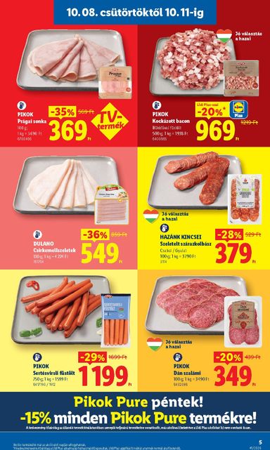 Akciós újság Lidl - Lidl érvényes 10.08.-tól 10.14.-ig - 5 oldal