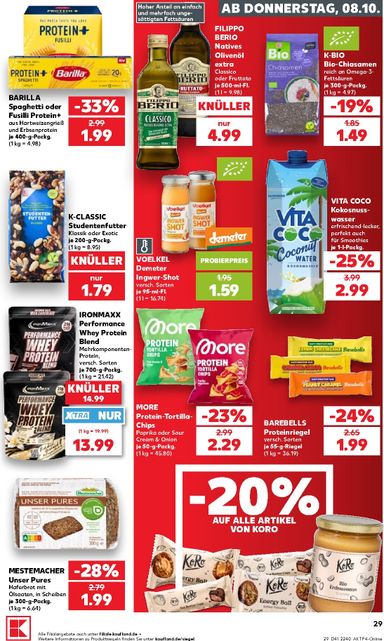 Leták Kaufland Německo - Kaufland Německo od 08.10. do 14.10. - strana 29