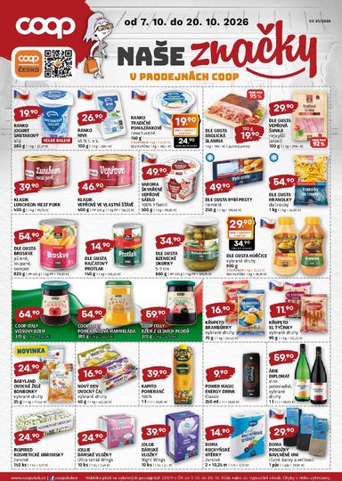 Leták COOP - Coop - Naše značky od 07.10. do 20.10. - strana 2