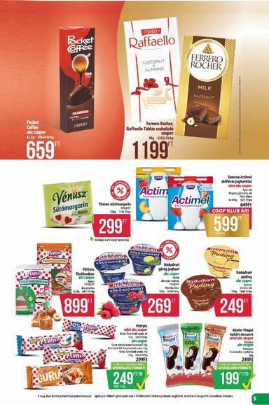 Akciós újság Coop - Coop - Észak-Kelet érvényes 10.15.-tól 10.21.-ig - 5 oldal