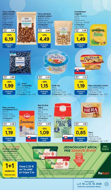 Leták Tesco - Tesco supermarket od 07.10. do 13.10. - strana 21