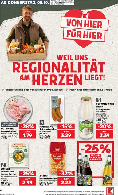 Leták Kaufland Německo - Kaufland Německo od 08.10. do 14.10. - strana 26
