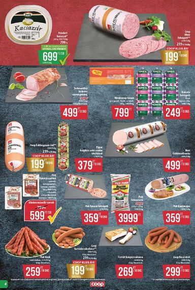 Akciós újság Coop - Coop - Abc-Szuper érvényes 10.15.-tól 10.21.-ig - 4 oldal