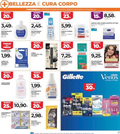 Volantino Coop - Coop valido dal 24/09 al 07/10 - pagina 27