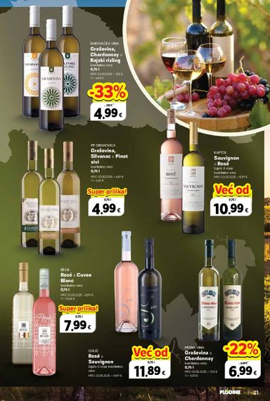 Katalog Plodine - Plodine - Vinski putopis vrijedi od 24.09. do 07.10. - stranica 21