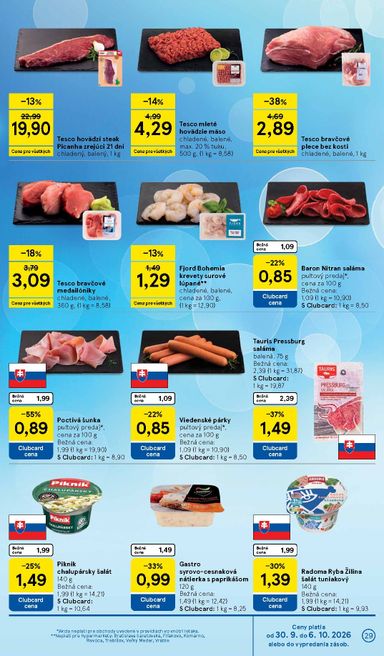Leták Tesco - Tesco od 30.09. do 06.10. - strana 29