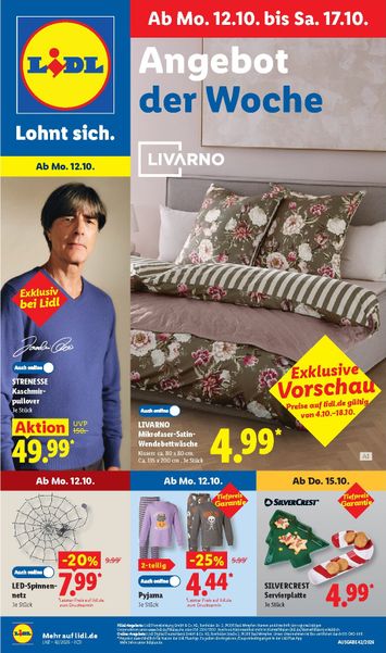 Prospekt Lidl - Lidl - Angebot der Woche gültig ab 12.10. bis 17.10. - seite 1