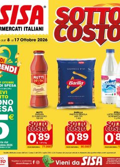 Volantini Sisa da giovedì 08/10