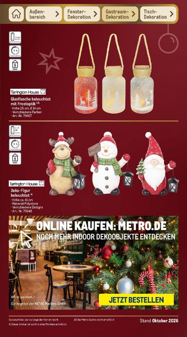 Prospekt METRO - Metro - Weihnachten gültig ab 01.10. bis 31.10. - seite 116