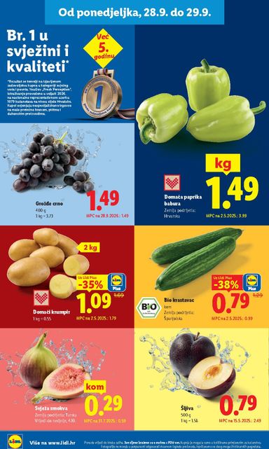 Katalog Lidl - Lidl vrijedi od 28.09. do 04.10. - stranica 4