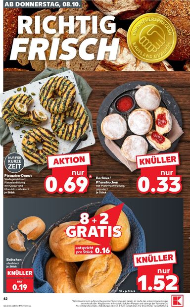 Leták Kaufland Německo - Kaufland Německo od 08.10. do 14.10. - strana 42