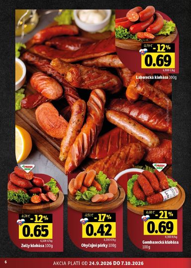 Leták FRESH - Fresh - Východné Slovensko od 24.09. do 07.10. - strana 6
