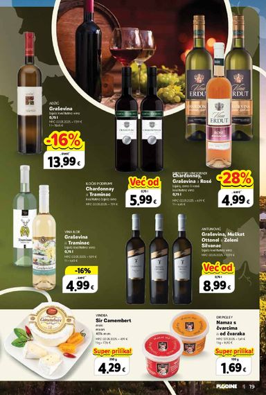 Katalog Plodine - Plodine - Vinski putopis vrijedi od 24.09. do 07.10. - stranica 19