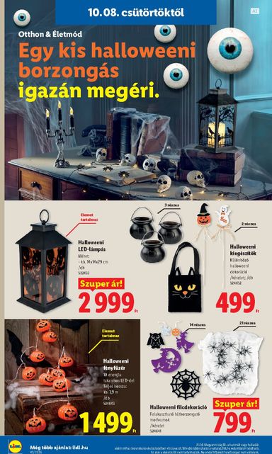 Akciós újság Lidl - Lidl - Nonfood érvényes 10.08.-tól 10.14.-ig - 2 oldal