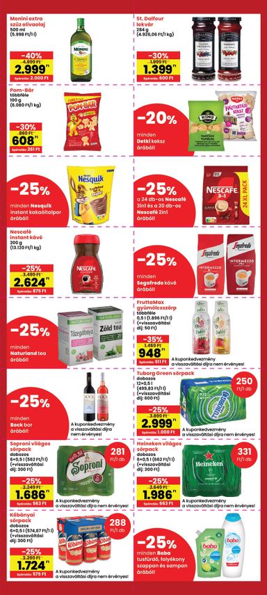Akciós újság Spar - SPAR - Szülinapi kuponnapok érvényes 10.08.-tól 10.14.-ig - 3 oldal