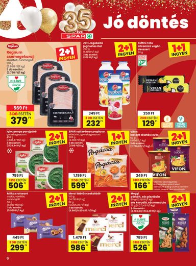 Akciós újság Spar - SPAR érvényes 10.08.-tól 10.14.-ig - 6 oldal