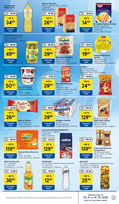 Leták Tesco - Tesco od 30.09. do 06.10. - strana 21