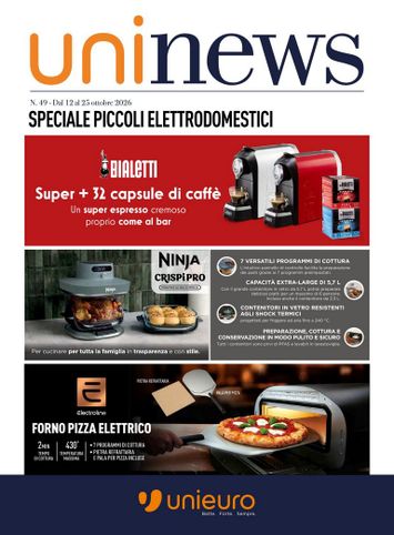 Volantino Unieuro - Unieuro - Speciale Piccoli elettrodomestici valido dal 12/10 al 25/10 - pagina 1