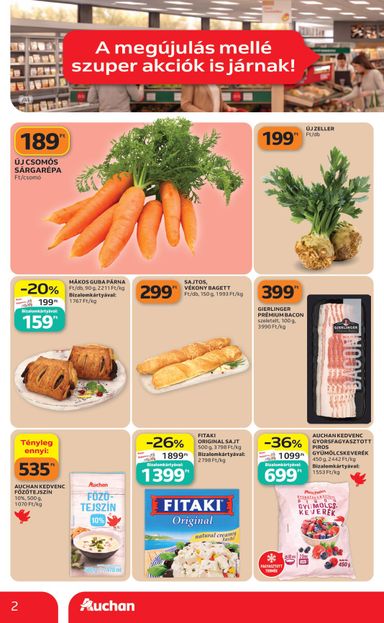 Akciós újság Auchan - Auchan - Szekszárdi ajánlataink érvényes 10.08.-tól 10.14.-ig - 2 oldal