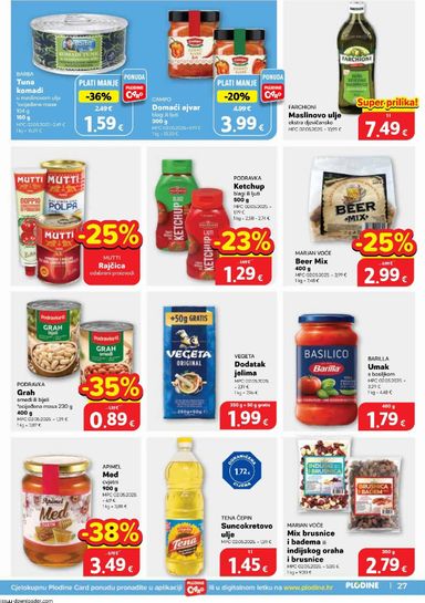 Katalog Plodine - Plodine vrijedi od 23.09. do 29.09. - stranica 27