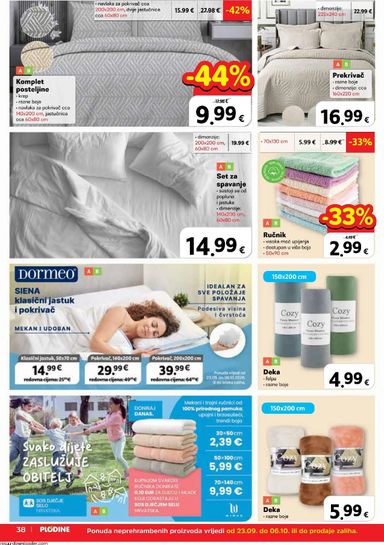 Katalog Plodine - Plodine vrijedi od 23.09. do 29.09. - stranica 38