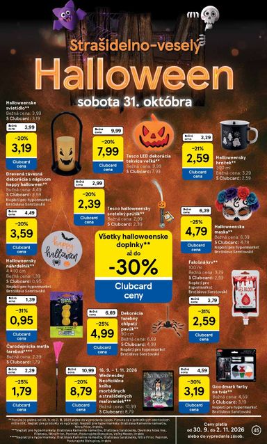 Leták Tesco - Tesco od 07.10. do 13.10. - strana 45