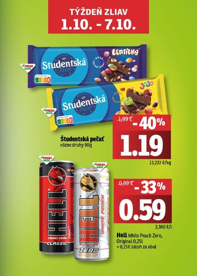 Leták FRESH - Fresh - Stredné a západné Slovensko od 24.09. do 07.10. - strana 3