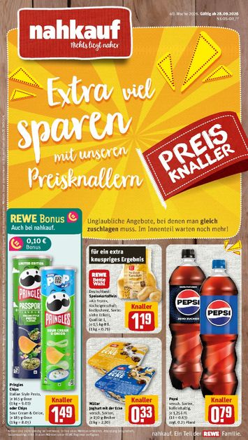 Prospekt Nahkauf - Nahkauf gültig ab 28.09. bis 04.10. - seite 1