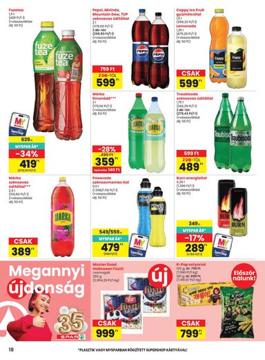 Akciós újság Spar - SPAR érvényes 10.08.-tól 10.14.-ig - 18 oldal