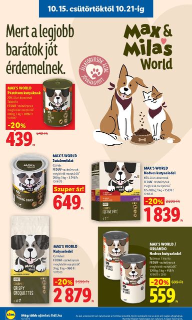 Akciós újság Lidl - Lidl érvényes 10.15.-tól 10.21.-ig - 24 oldal